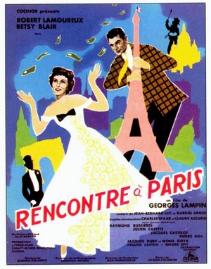 Rencontre à Paris (1956) - poster