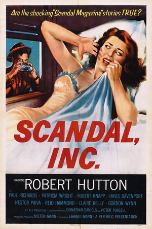 Scandal Incorporated (1956) - poster