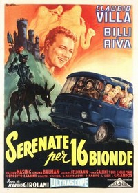 Serenata per Sedici Bionde (1956) - poster