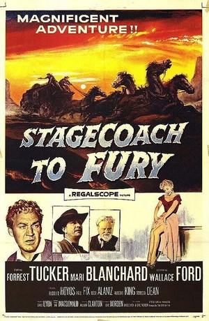 Stagecoach to Fury (1956) - poster