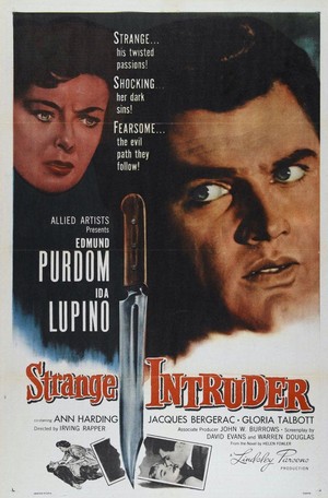 Strange Intruder (1956) - poster