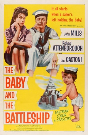 The Baby and the Battleship (1956) - poster