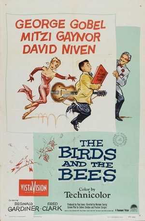 The Birds and the Bees (1956) - poster