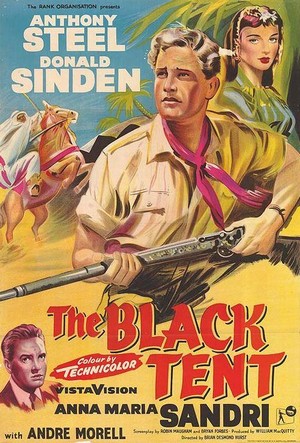 The Black Tent (1956) - poster