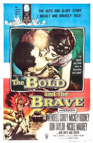 The Bold and the Brave (1956) - poster