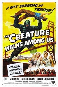 The Creature Walks among Us (1956) - poster