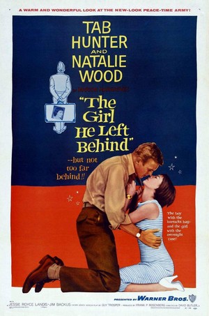 The Girl He Left Behind (1956) - poster