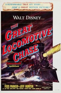 The Great Locomotive Chase (1956) - poster