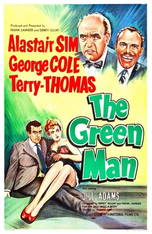 The Green Man (1956) - poster