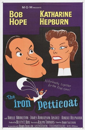 The Iron Petticoat (1956) - poster