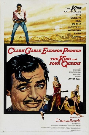The King and Four Queens (1956) - poster