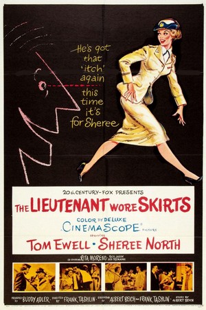 The Lieutenant Wore Skirts (1956) - poster