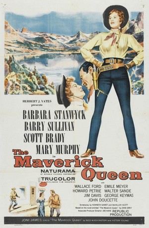 The Maverick Queen (1956) - poster