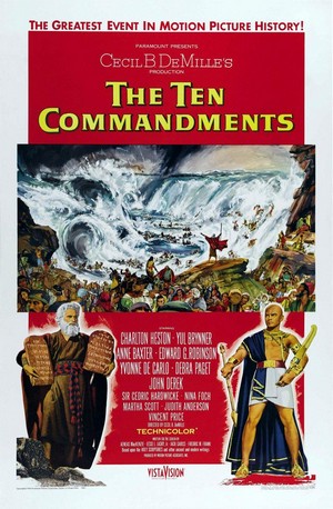 The Ten Commandments (1956) - poster