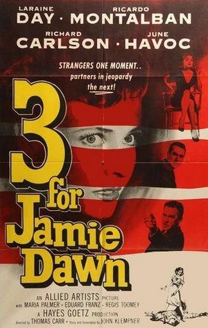 Three for Jamie Dawn (1956) - poster