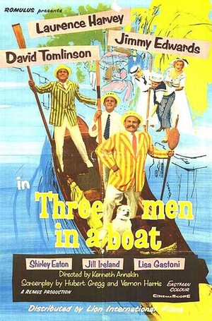 Three Men in a Boat (1956) - poster