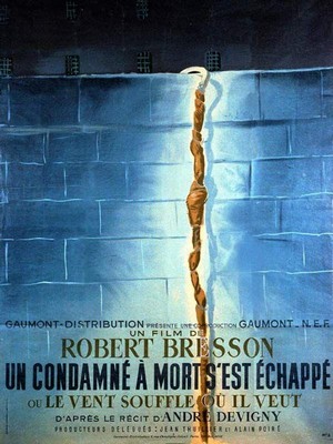 Un Condamné à Mort S'est Échappé ou Le Vent Souffle Où Il Veut (1956) - poster