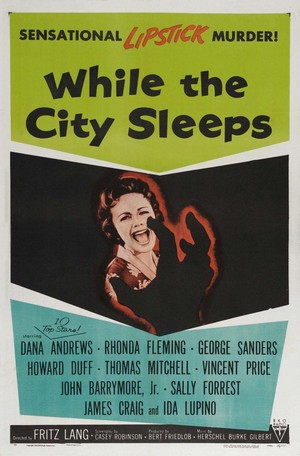 While the City Sleeps (1956) - poster