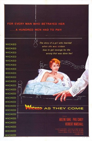 Wicked as They Come (1956) - poster