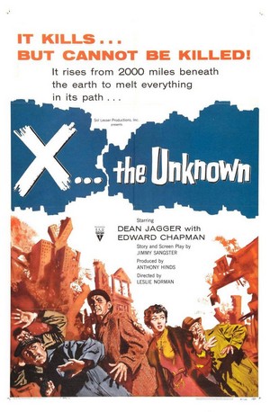 X: The Unknown (1956) - poster