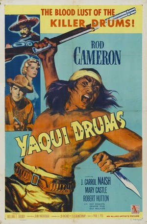 Yaqui Drums (1956) - poster