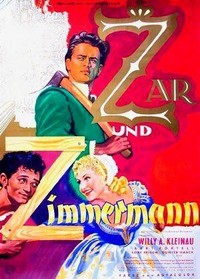 Zar und Zimmermann (1956) - poster