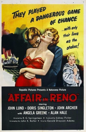Affair in Reno (1957) - poster