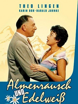 Almenrausch und Edelweiß (1957) - poster