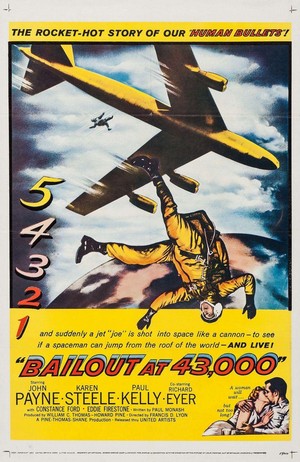 Bailout at 43,000 (1957) - poster