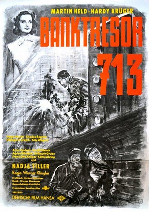 Banktresor 713 (1957) - poster