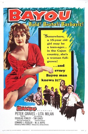 Bayou (1957) - poster