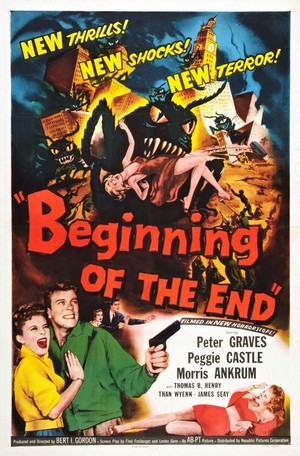 Beginning of the End (1957) - poster