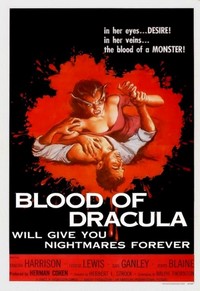 Blood of Dracula (1957) - poster