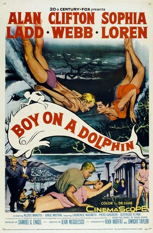 Boy on a Dolphin (1957) - poster