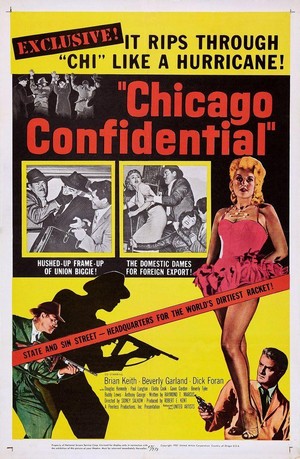 Chicago Confidential (1957) - poster
