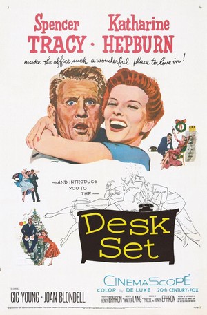 Desk Set (1957) - poster