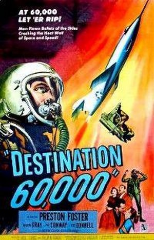 Destination 60,000 (1957) - poster