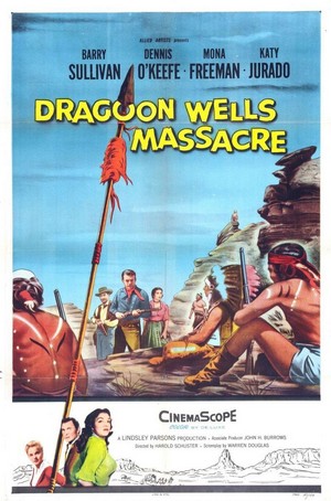 Dragoon Wells Massacre (1957) - poster