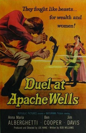 Duel at Apache Wells (1957) - poster