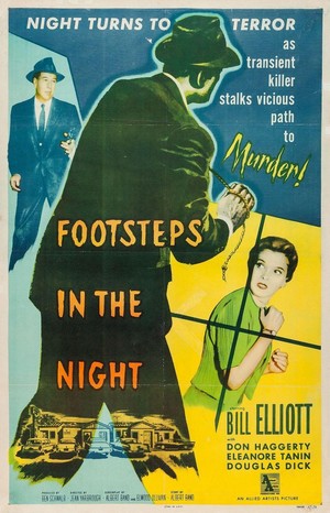 Footsteps in the Night (1957) - poster