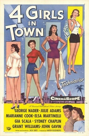 Four Girls in Town (1957) - poster