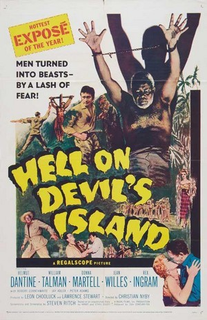 Hell on Devil's Island (1957) - poster