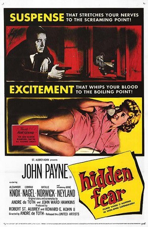 Hidden Fear (1957) - poster
