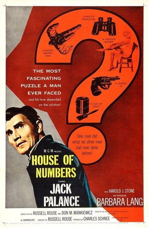House of Numbers (1957) - poster