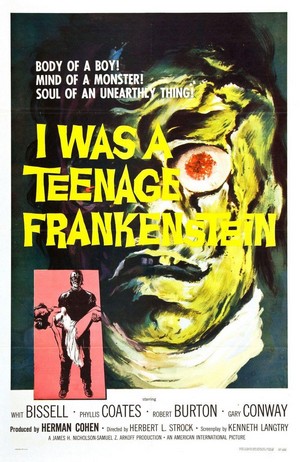 I Was a Teenage Frankenstein (1957) - poster