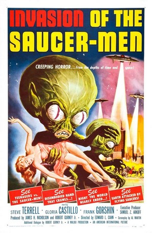 Invasion of the Saucer Men (1957) - poster