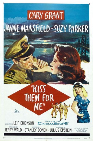 Kiss Them for Me (1957) - poster