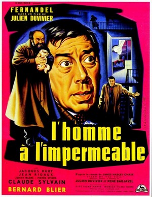 L'Homme à l'Imperméable (1957) - poster