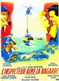 L'Inspecteur Aime la Bagarre (1957) - poster