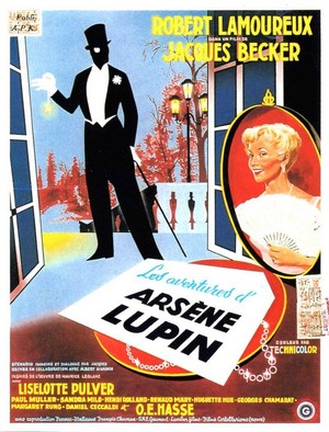 Les Aventures d'Arsène Lupin (1957) - poster